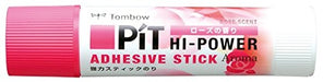 トンボ鉛筆【限定】スティックのり ピットハイパワーS アロマ ローズの香り（10セット）