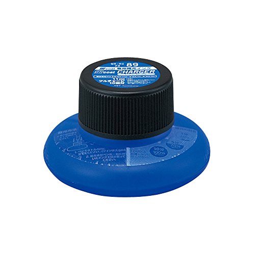 トンボ鉛筆 蛍光ペン補充インク 蛍コートチャージャー WA-RI89 青（10セット）