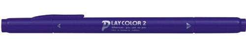 トンボ鉛筆 水性ペン プレイカラー2 WS-TP18 紫（10セット）