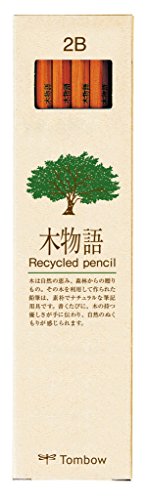 トンボ鉛筆 鉛筆 木物語 2B LA-KEA2B 1ダース（10セット）