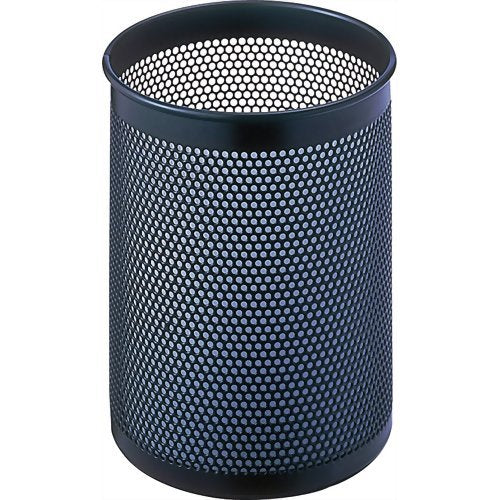 ナカバヤシ パンチングメタル ペンスタンド（ペン立て） 丸型 ブラック（10セット）