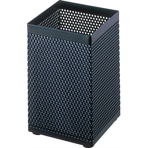 ナカバヤシ パンチングメタル ペンスタンド（ペン立て） 角型 ブラック（10セット）