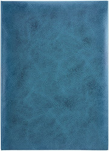 ナカバヤシ 証書ファイル 二つ折り ビニールクロス貼りタイプ A4判 紺 FSL-A4B（10セット）