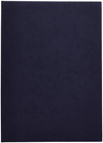 ナカバヤシ 証書ファイル 二つ折り 布クロス（スエード調）貼りタイプ A4判 FSS-A4-B（10セット）