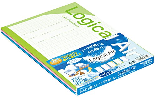 ナカバヤシ ロジカルエアー方眼ノート５サツＰ HB5-H502-5P（10セット）