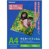 ナカバヤシ ラミネートフィルム 100枚入 216×303mm A4 LPR-A4E2（10セット）