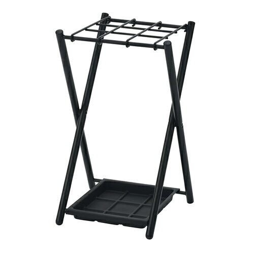 ナカバヤシ カサタテコンパクト９ホンヨウ／ブラック ASD-S9-BK　4902205874652（10セット）