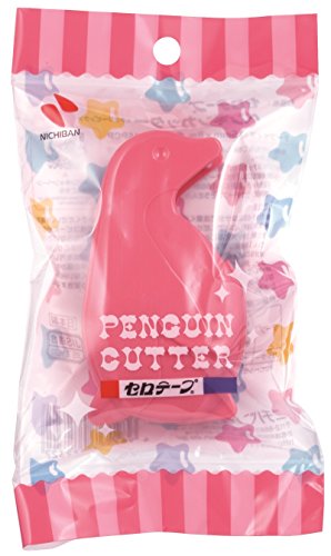ニチバン セロテープ ペンギンカッター CT-15PCP チェリーピンク（10セット）