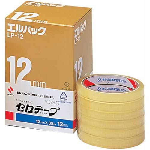 ニチバン セロテープ大巻 エルパック 12mm×35m LP-12 12巻入（10セット）
