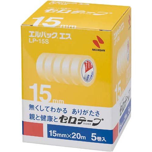 ニチバン セロテープ小巻 エルパックエス 15mm×20m LP-15S 5巻入（10セット）