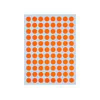 ニチバン マイタックカラーラベル橙８ＭＭ ML-151N13　4987167101572（10セット）