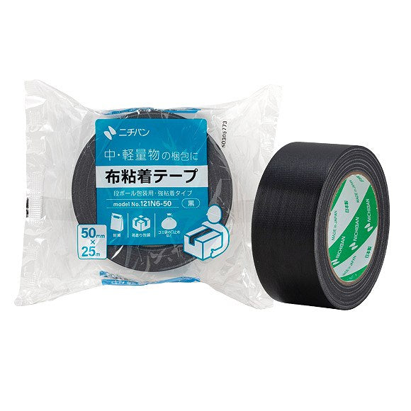 ニチバン 布テープＮＯ．１２１Ｎクロ 121N6-50 4987167102685