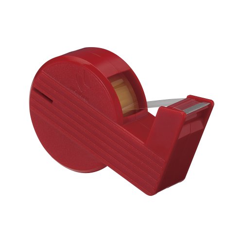 ニチバン セロテープ 切り口まっすぐ直線美mini 15mm CT-15SCB1 赤（10セット）