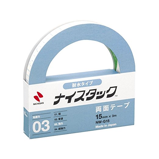 ニチバン　NICHIBAN ナイスタック 耐水タイプ NWーG15 ニチバン 4987167084899（10セット）