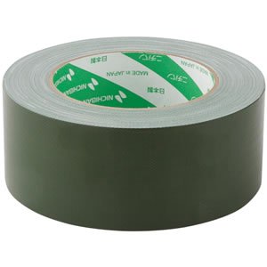 ニチバン 段ボール包装用 布粘着テープ(LS) 50mm 緑 No.102N ニチバン 4987167034023（10セット）