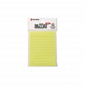 ニチバン ポイントメモ イエロー(罫線入り) P-114 ニチバン 4987167046941（10セット）