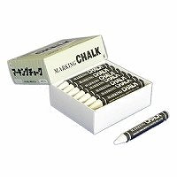 天神印マーキングジムチョーク 白 MRC-1 日本白墨工業 4904193166009（10セット）