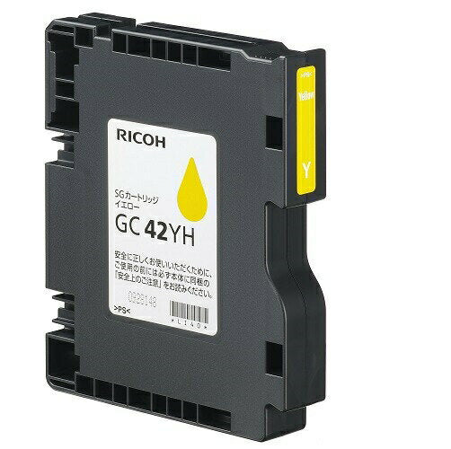 ＲＩＣＯＨ ＳＧカートリッジイエローＧＣ４２ＹＨ 515929　4961311951770（10セット）