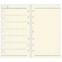 日本能率協会 システム手帳 バイブルサイズ リフィル 週間 フリーダイアリー バインデックス 304 日本能率協会マネジメントセンター 4900855110519（10セット）