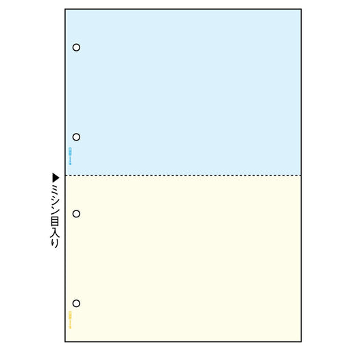 HISAGO マルチプリンタ帳票 A4カラー2面4穴 BP2011Z ヒサゴ 4902668555570（10セット）