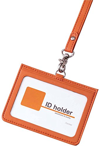 IDカードホルダー 2ポケット オレンジ GLP155D レイメイ藤井 4902562354330（10セット）