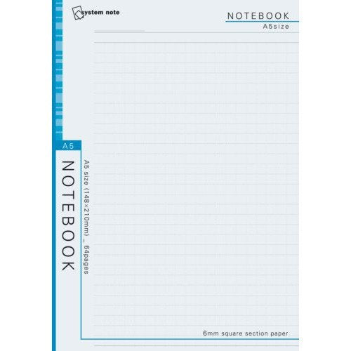 レイメイ ドット6mm方眼ノート NT229 レイメイ藤井 4902562422190（10セット）