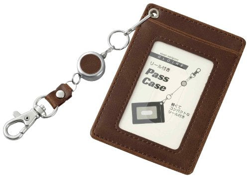 レイメイ リール付パスケースブラウン GLP164C レイメイ藤井 4902562431314（10セット）