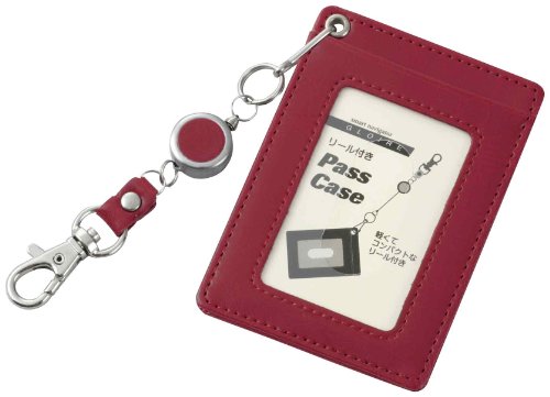 レイメイ リール付パスケースワイン GLP164Z レイメイ藤井 4902562431345（10セット）