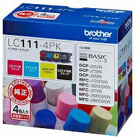brother インクカートリッジ LC111-4PK 4色 ブラザー工業 4977766724685（10セット）