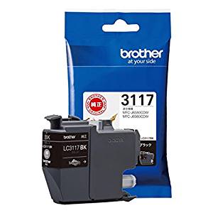 brother インクカートリッジ LC3117BK 1色 ブラザー工業 4977766761864（10セット）