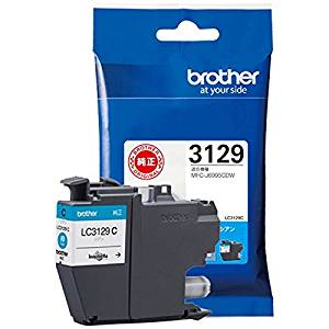 brother インクカートリッジ LC3129C 1色 ブラザー工業 4977766761956（10セット）