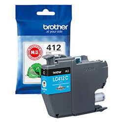 ブラザー インクカートリッジ（シアン） LC412C 4977766815970（10セット）