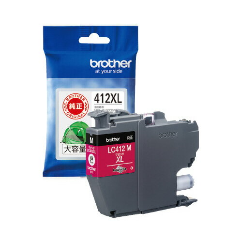 ブラザー インクカートリッジ（マゼンタ／大 LC412XLM　4977766816038（10セット）