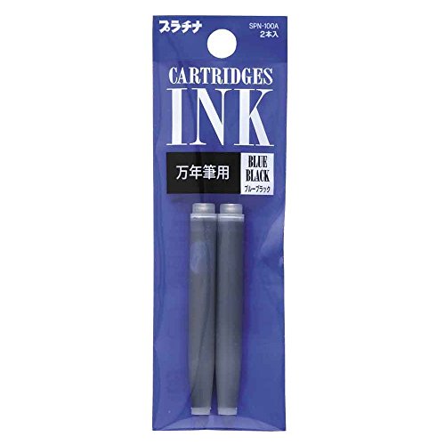 プレピー万年筆 (SPN-100A#3) 2本 カートリッジインク インク色：ブルーブラック プラチナ萬年筆 4977114940187（10セット）