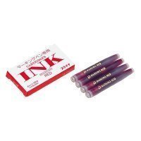 プラチナ萬年筆 ソフトペン用スペアーインク 赤 4本入 プラチナ萬年筆 4977114405211（10セット）