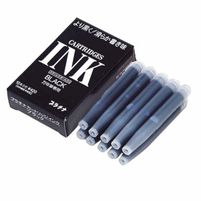 プラチナ スペアインクSPSQ-400 ブラック プラチナ萬年筆 4977114406447（10セット）