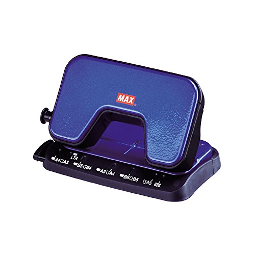 マックス パンチ 軽あけパンチ スクーバ 15 2穴 ブルー DP-15T／B(1個) マックス 4902870785819（10セット）