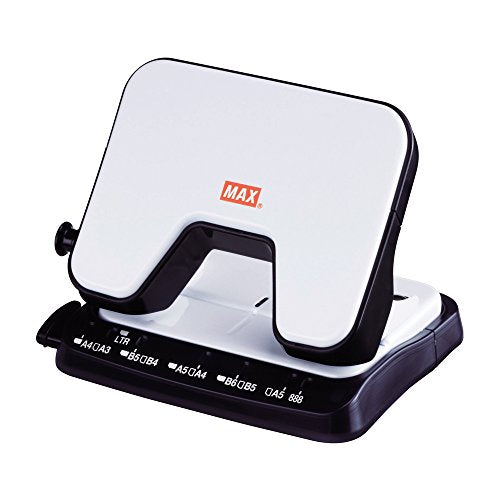 マックス パンチ 軽あけパンチ スクーバ 25 2穴 ホワイト DP-25T／W(1個) マックス 4902870785871（10セット）