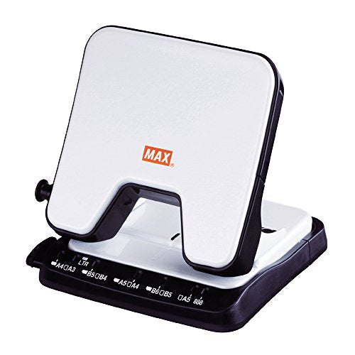 マックス パンチ 軽あけパンチ スクーバ 35 2穴 ホワイト DP-35T／W(1個) マックス 4902870785895（10セット）