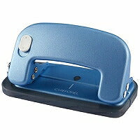 マックス 2穴パンチ シフォネル ブルー DP-12/B マックス 4902870816100（10セット）
