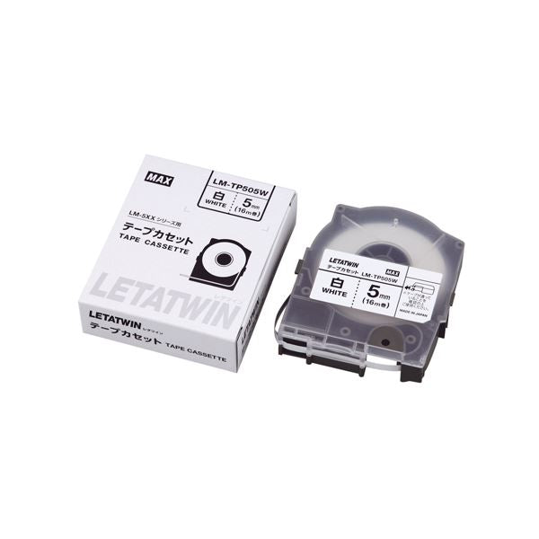 MAX レタツイン用テープカセット LM-TP505W マックス LM-TP505W（10セット）