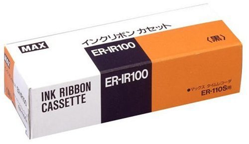 マックス タイムレコーダインクカートリッジ ER-IR100 マックス 4902870002695（10セット）