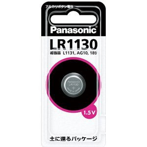 パナソニック アルカリボタン電池 LR1130P パナソニック 4902704240637（10セット）