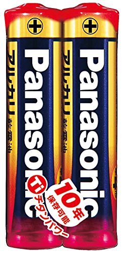 パナソニック アルカリ乾電池 単4形 LR03XJ／2S(2本入) パナソニック 4984824719903（10セット）