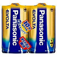 パナソニック アルカリ乾電池 エボルタ 単1形 LR20EJ／2SE(2本入) パナソニック 4984824811287（10セット）