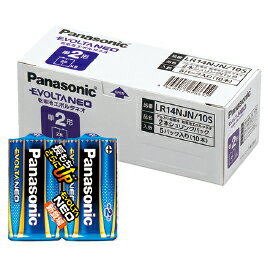 パナソニック 乾電池エボルタＮＥＯ　単２ LR14NJN/10S　4549077898692（10セット）