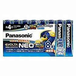 エボルタ 乾電池エボルタネオ 単4形 LR03NJ／8SW(8本入) パナソニック 4549077898951（10セット）