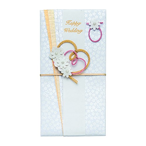 マルアイ 祝デザイン金封 プチフラワー ホワイト キ-629W マルアイ 4902850328999（10セット）