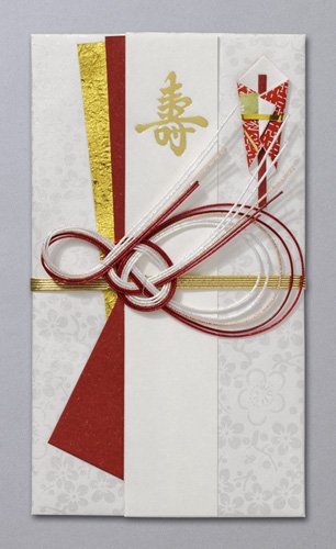 マルアイ 祝デザイン金封 なごみ 赤 キ-609R マルアイ 4902850328623（10セット）