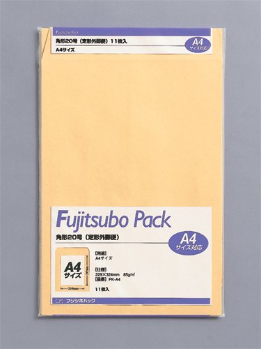 藤壷クラフトパック 角20 85g/平方メートル PK-A4(11枚入) マルアイ 4902850032490（10セット）